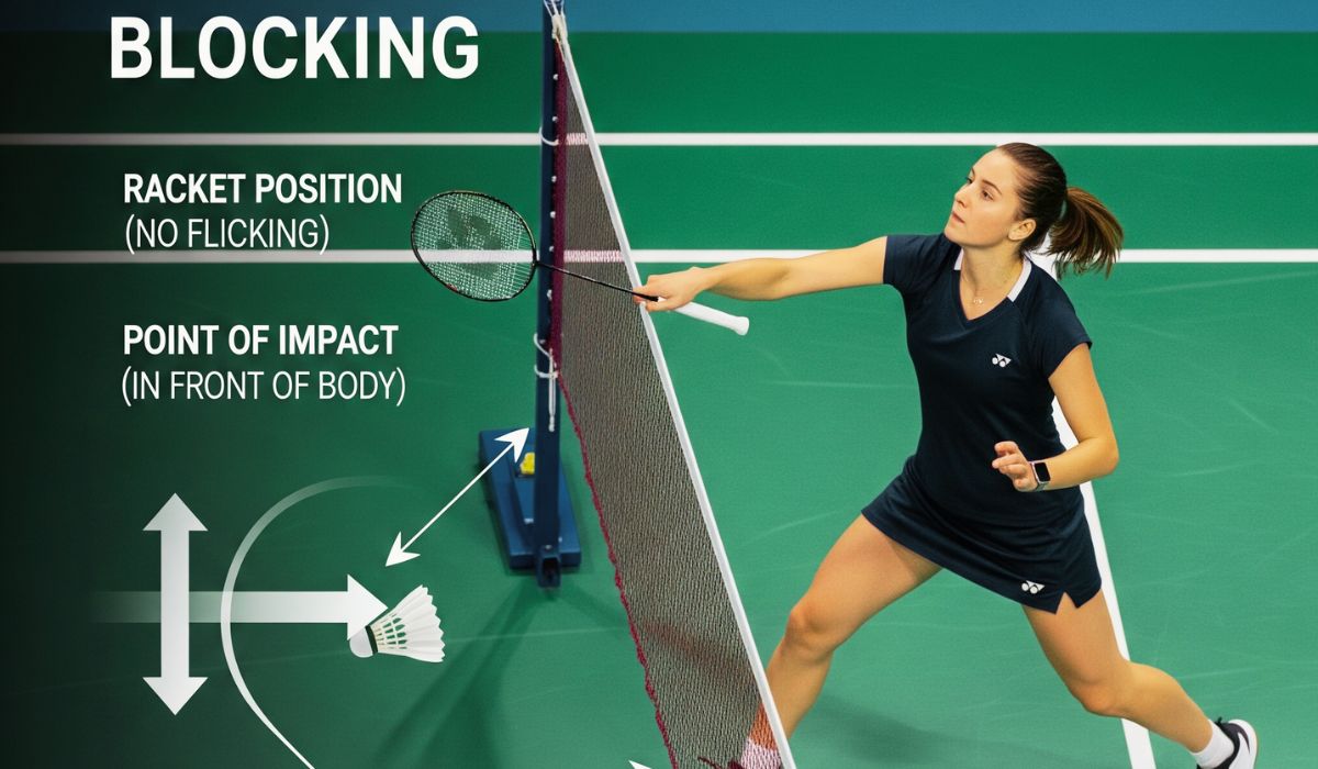 Blocking in badminton rules
