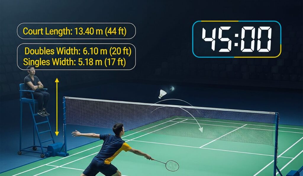 Badminton time duration