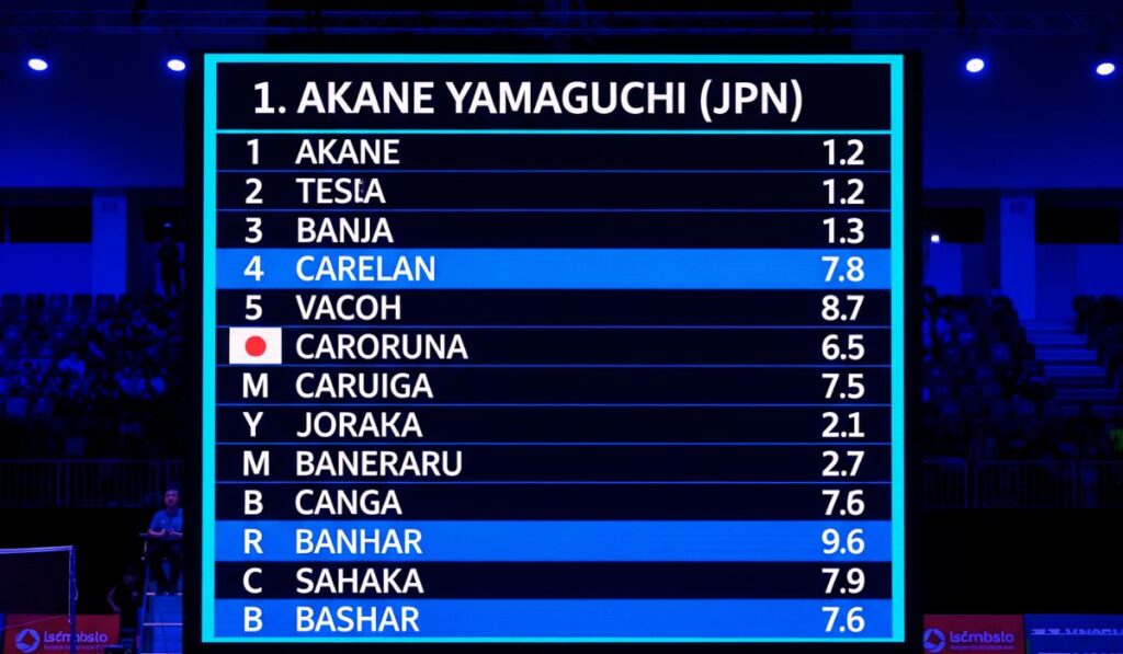 Yamaguchi badminton ranking