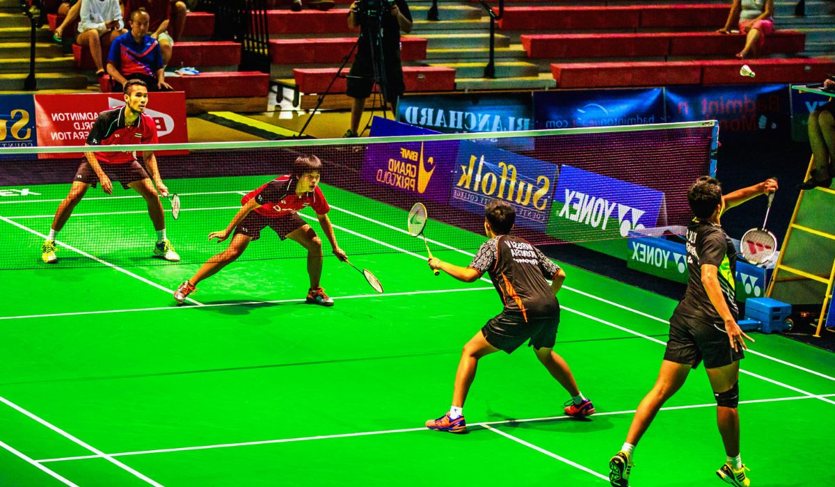 Mixed doubles badminton strategy
