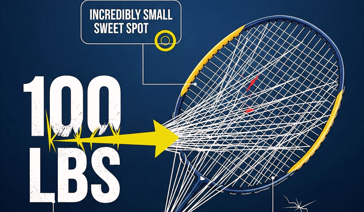100 LBS Badminton Racket