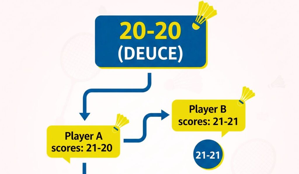Deuce in badminton