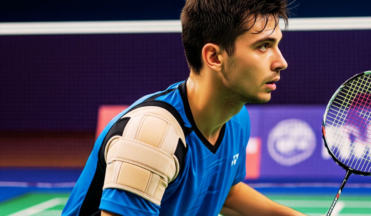 shoulder support for badminton